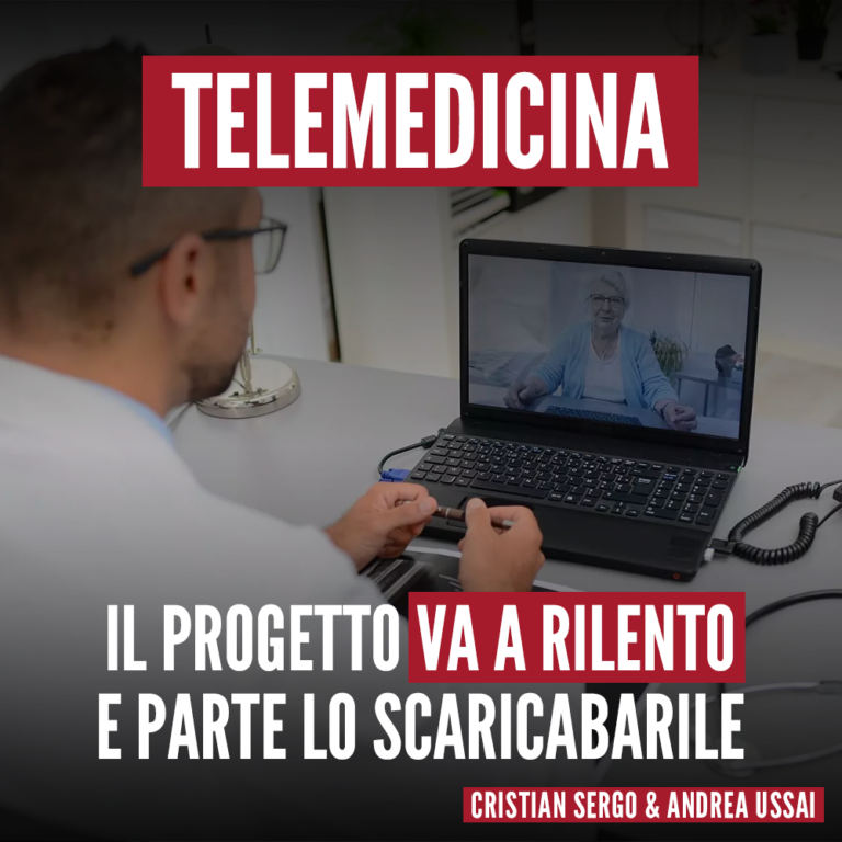 Telemedicina a rilento, parte lo scaricabarile