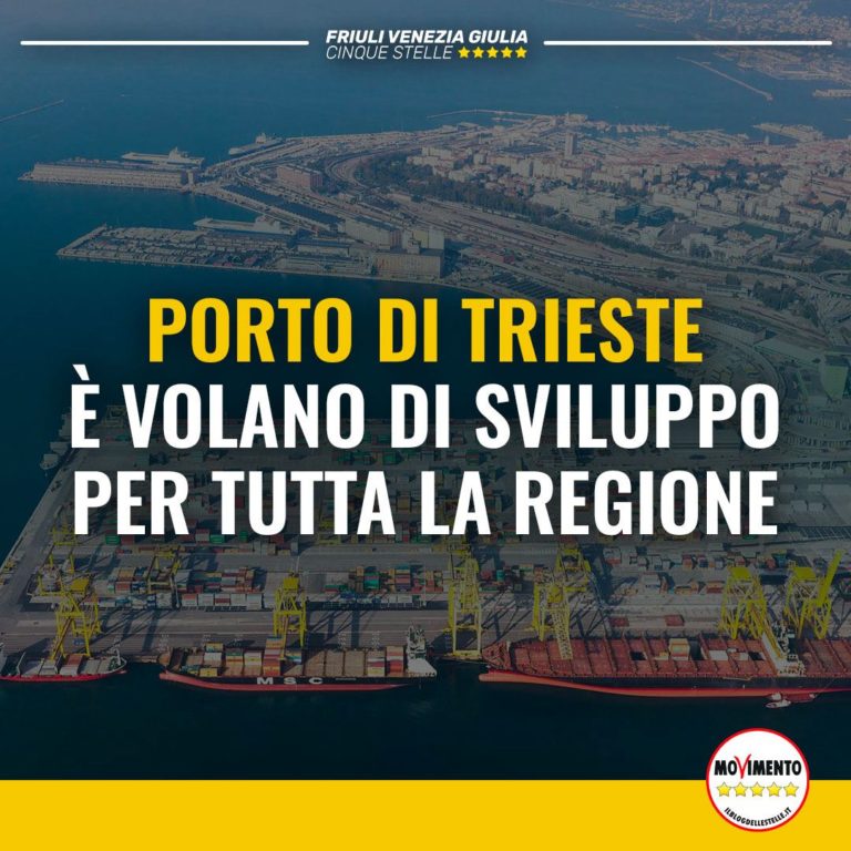 Porto di Trieste è volano di sviluppo per tutta la regione