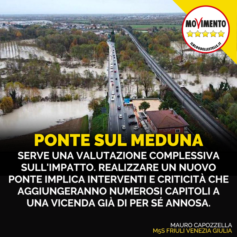 Nuovo ponte sul Meduna: serve valutazione complessiva sull’impatto