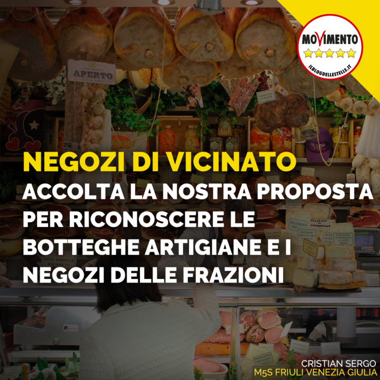 Bene contributi anche a negozi di vicinato nelle frazioni