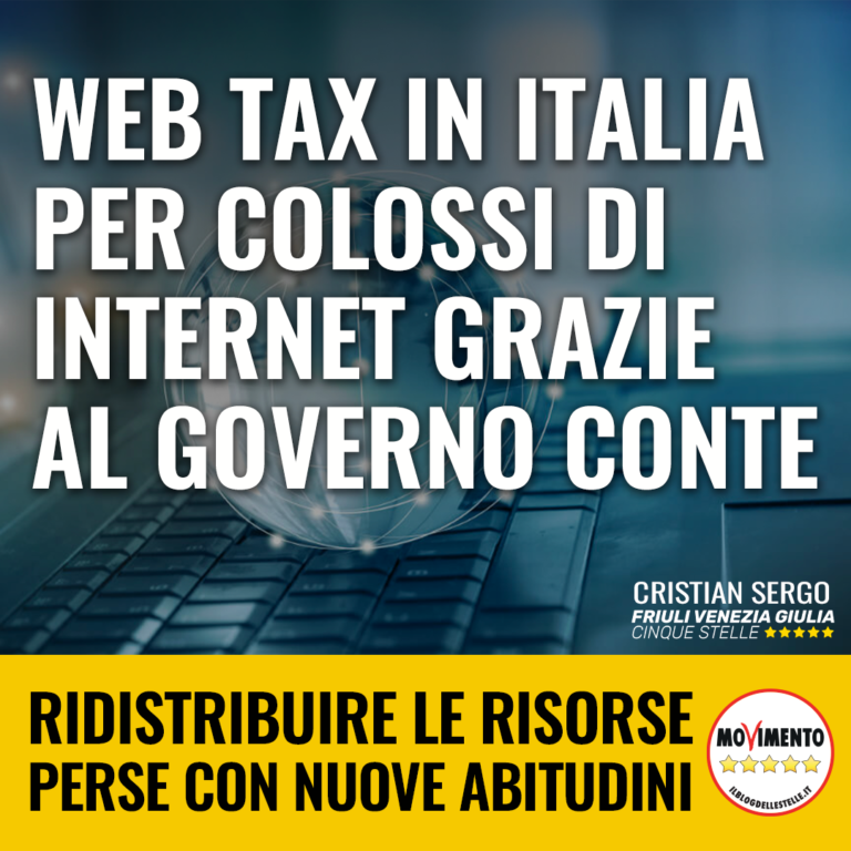 Web tax in Italia grazie al Governo Conte