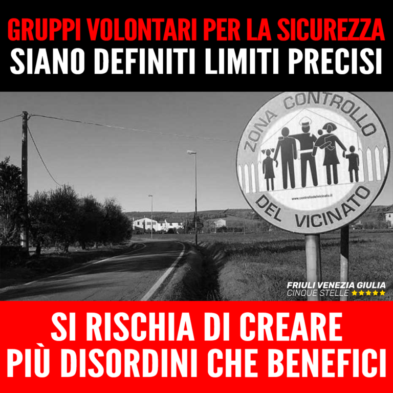 Ddl Sicurezza, definire con attenzione i limiti dei gruppi volontari