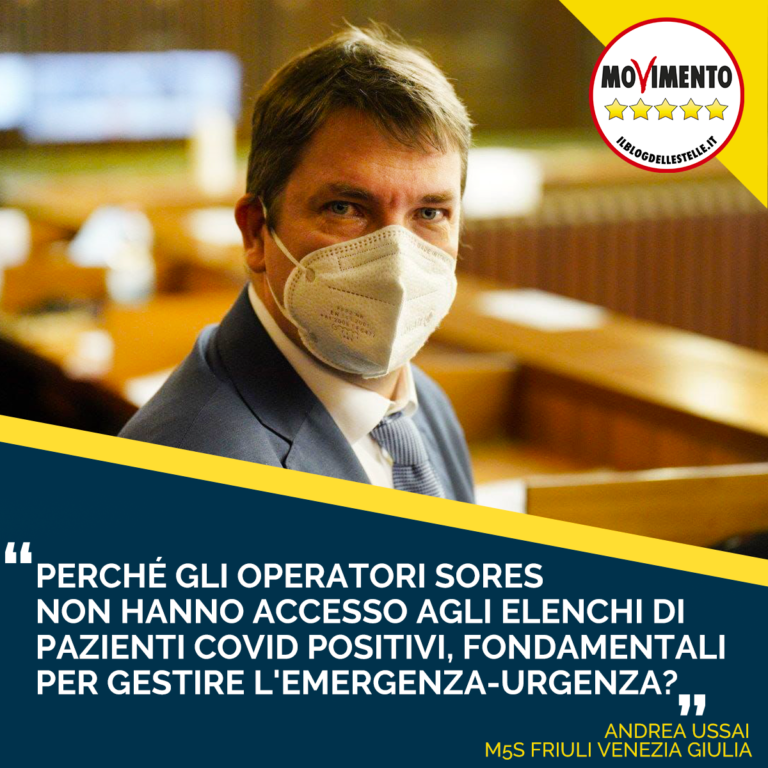 Perché operatori Sores non hanno accesso a elenchi pazienti Covid positivi?