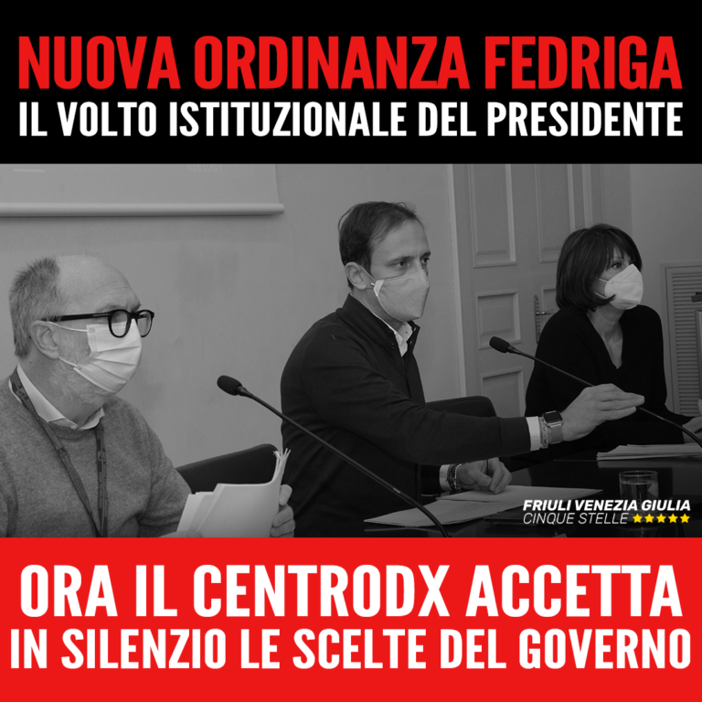 Nuova ordinanza, ora centrodestra in silenzio su scelte Governo