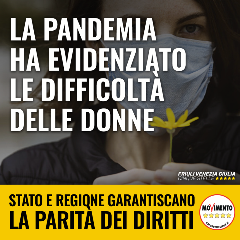 8 marzo, pandemia ha evidenziato le difficoltà delle donne