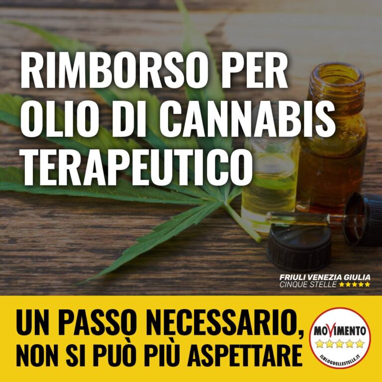 Rimborso olio di cannabis terapeutico, non si può più aspettare