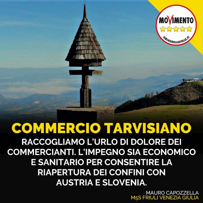 Raccogliere grido di dolore del commercio tarvisiano