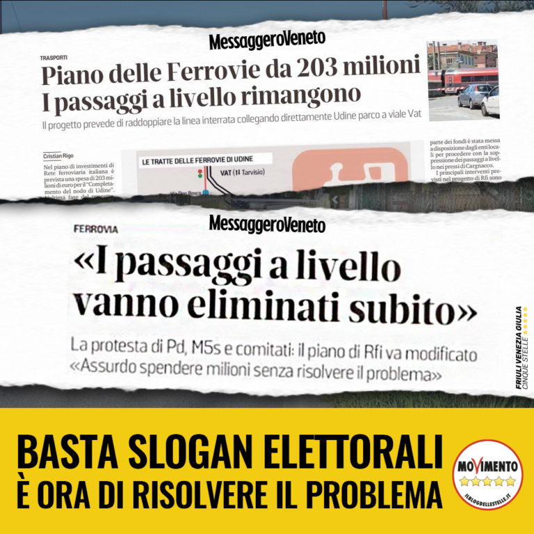 Nodo Udine, assurdo spendere milioni e non risolvere il problema