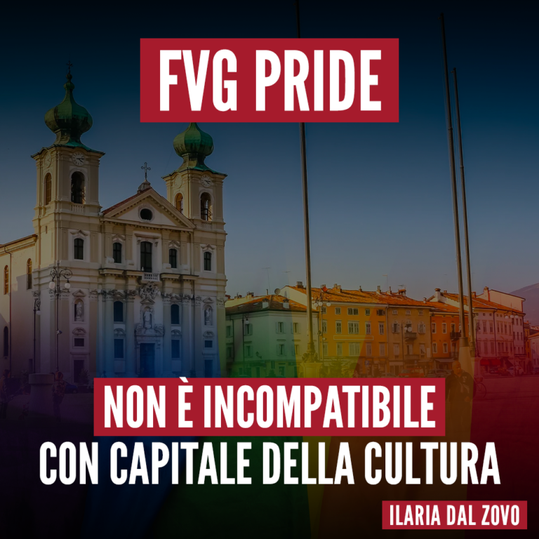 FVG Pride non è incompatibile con Capitale cultura