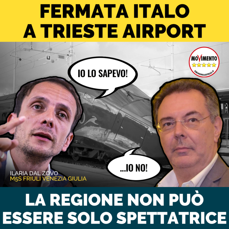 Regione non può essere spettatrice su Italo a Trieste Airport