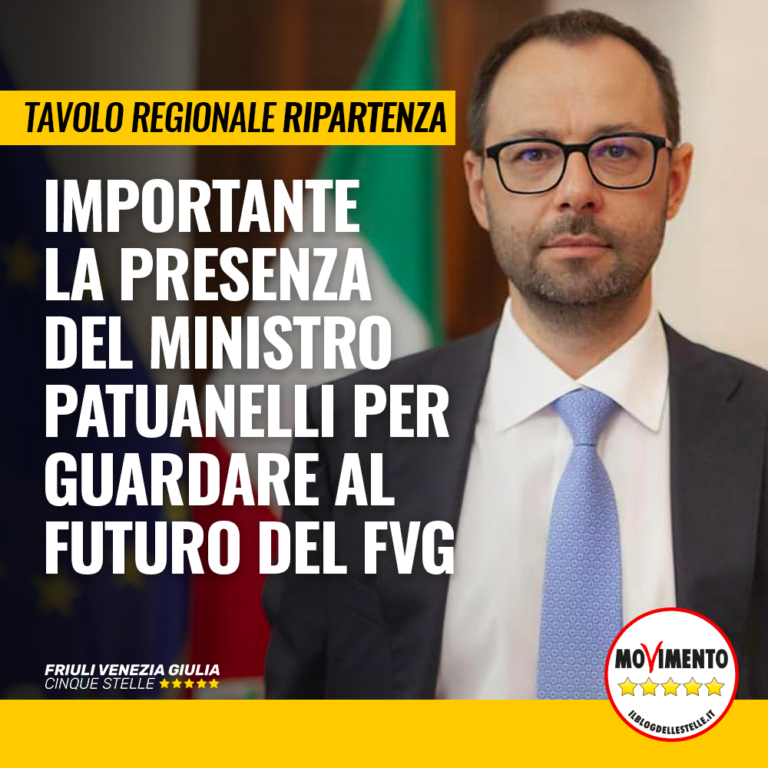 Importante presenza ministro Patuanelli a Tavolo regionale ripartenza