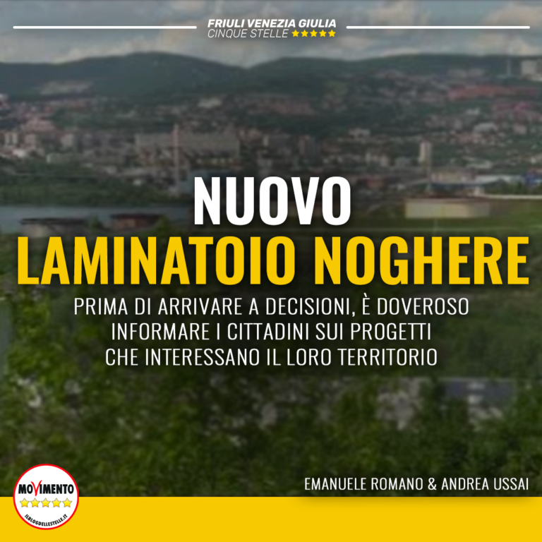 Incontro pubblico su nuovo laminatoio Noghere