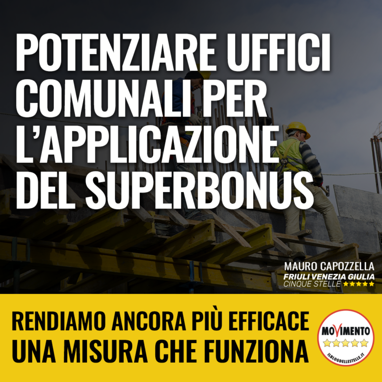 Potenziare Comuni per applicazione Superbonus