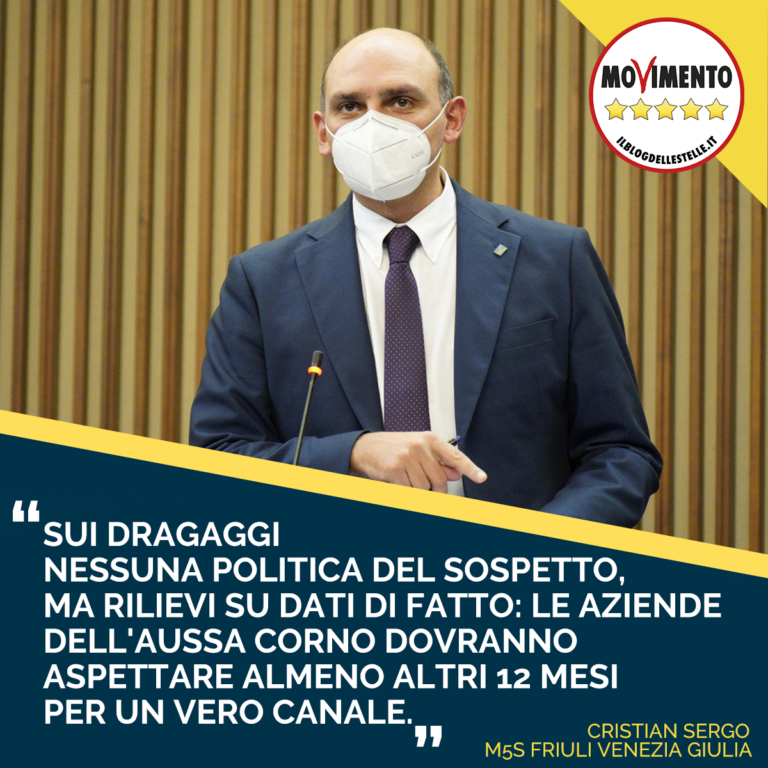 Dragaggi, no politica del sospetto ma rilievi a ragion veduta