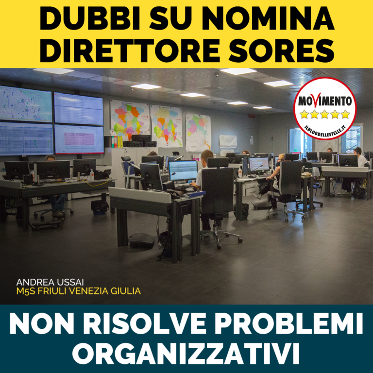 SORES, non può essere una nomina a risolvere problemi organizzativi