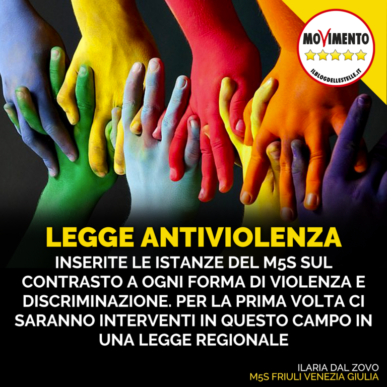 Legge antiviolenza, bene testo uscito da Comitato ristretto