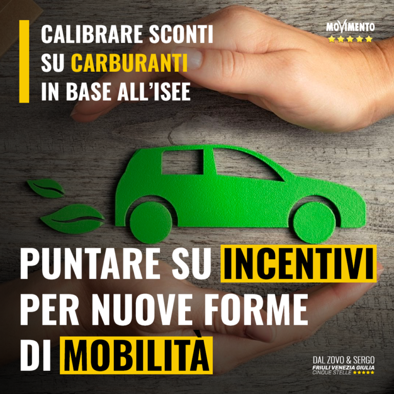 Isee per sconti benzina è nostra proposta, ma pensiamo a fonti alternative