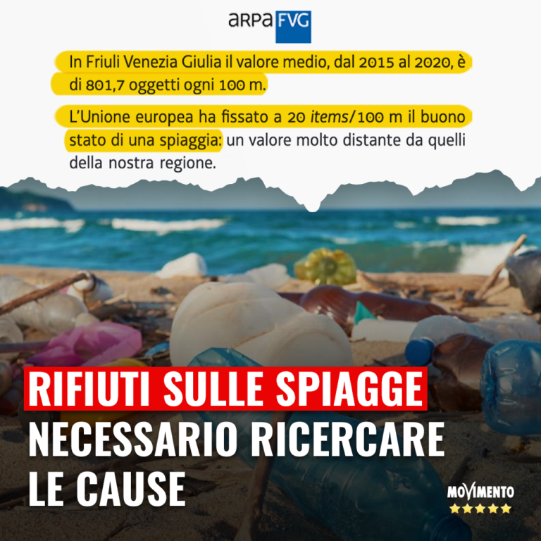 Rifiuti sulle spiagge, ARPA e Regione fanno spallucce