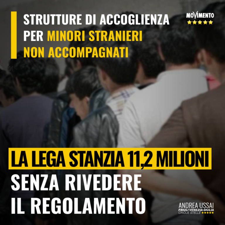 Rivedere regolamento per strutture che accolgono minori non accompagnati