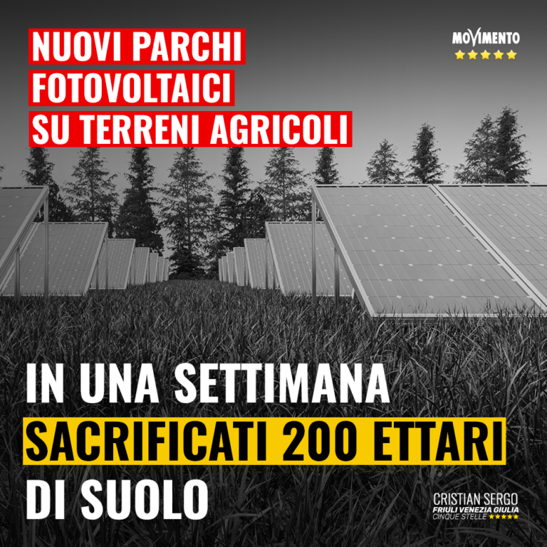 Parchi fotovoltaici, nuovo attacco alla terra friulana