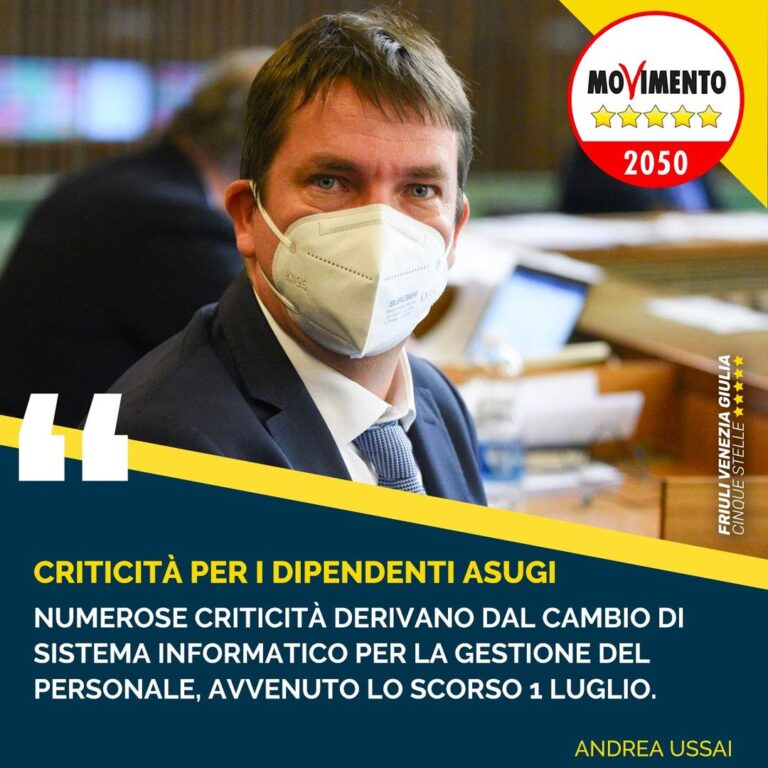 Criticità nel sistema informativo del personale ASUGI