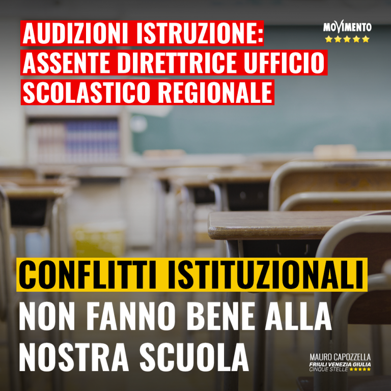 Conflitti istituzionali non fanno bene alla nostra scuola