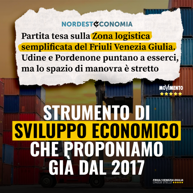 Da anni sollecitiamo la Zona logistica semplificata