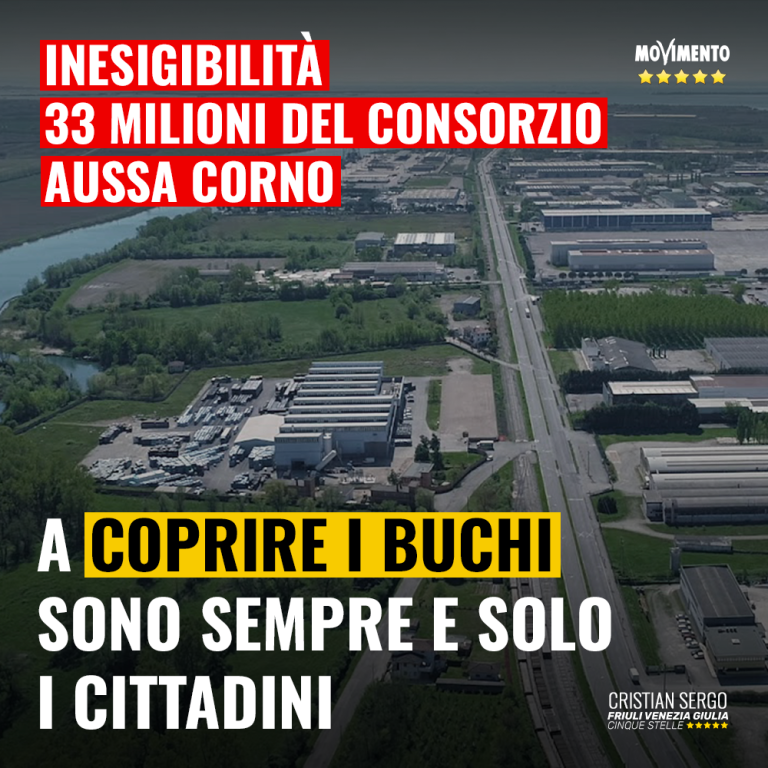 Aussa Corno, 33 milioni sfumati per famiglie e aziende