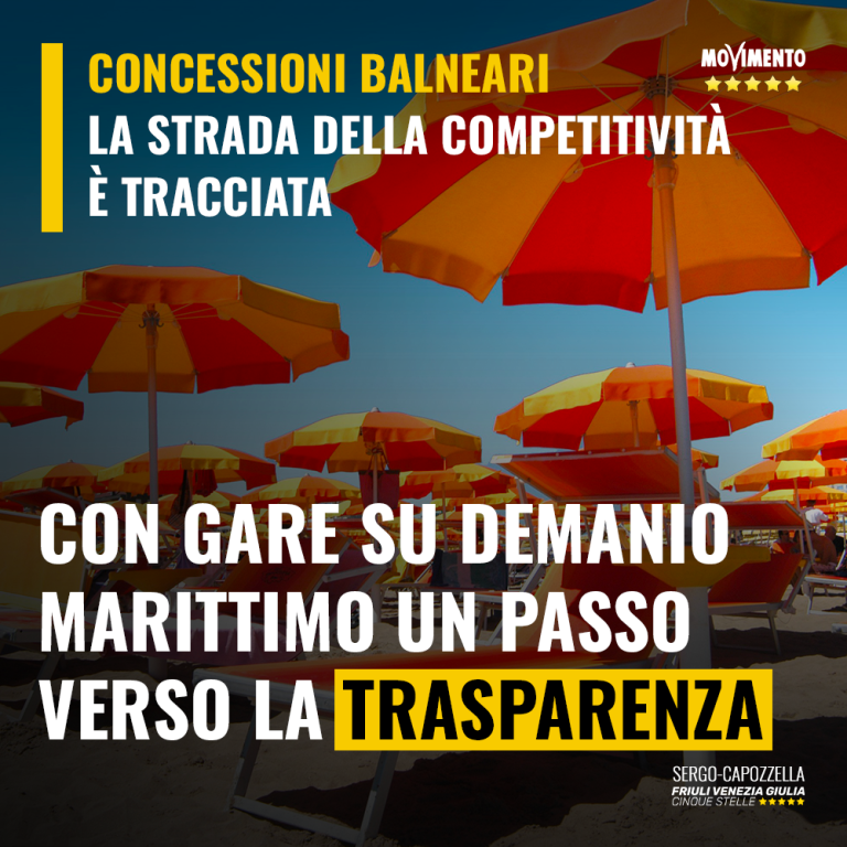 Concessioni balneari, la strada della competitività è tracciata