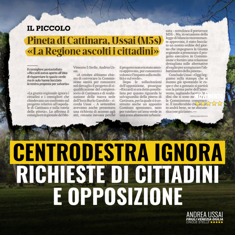 Cattinara, centrodestra ignora richieste di cittadini e opposizione