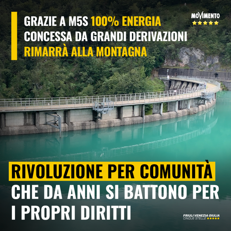 Via libera al regolamento per la cessione gratuita dell’energia