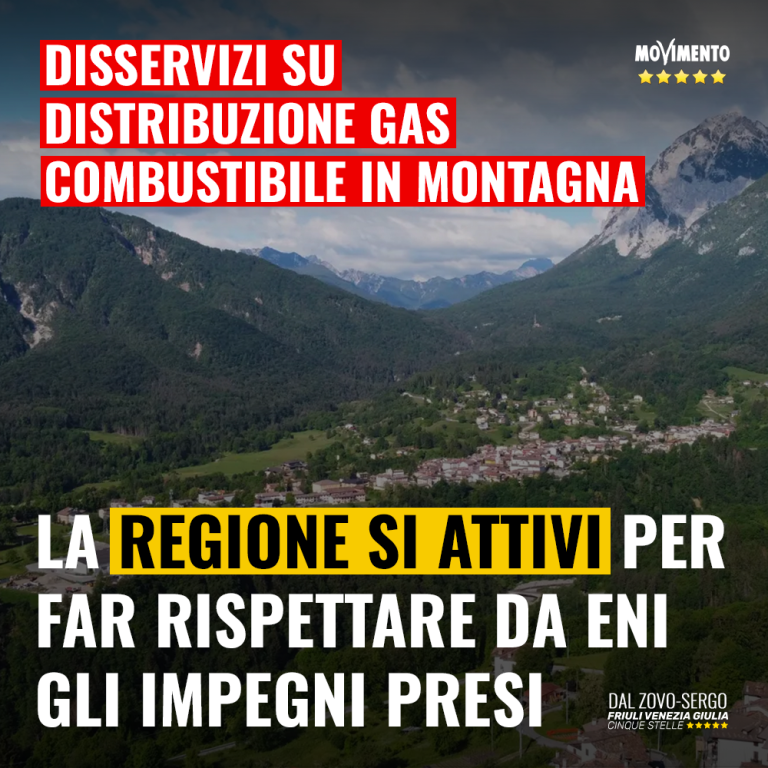 Distribuzione gas in montagna, dichiarazioni di intenti non bastano più