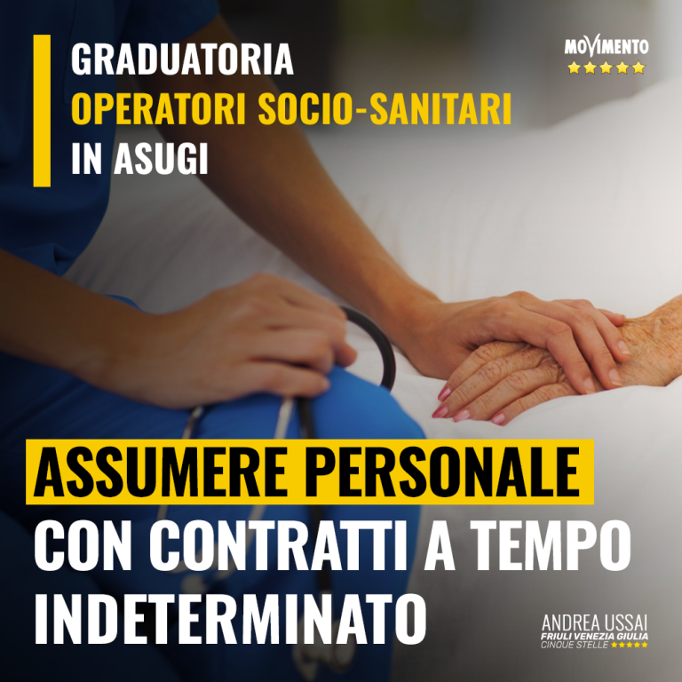 Graduatoria OSS in ASUGI, si punti alle stabilizzazioni