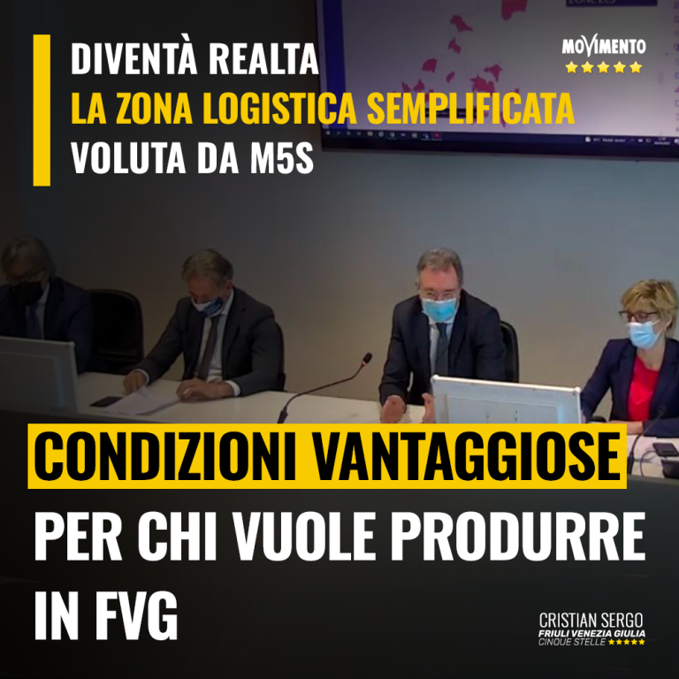 Zona Logistica Semplificata voluta dal M5S diventa realtà