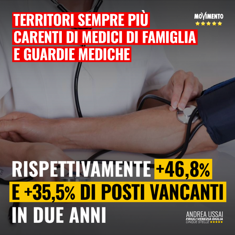 Territori sempre più carenti di medici di famiglia e guardie mediche