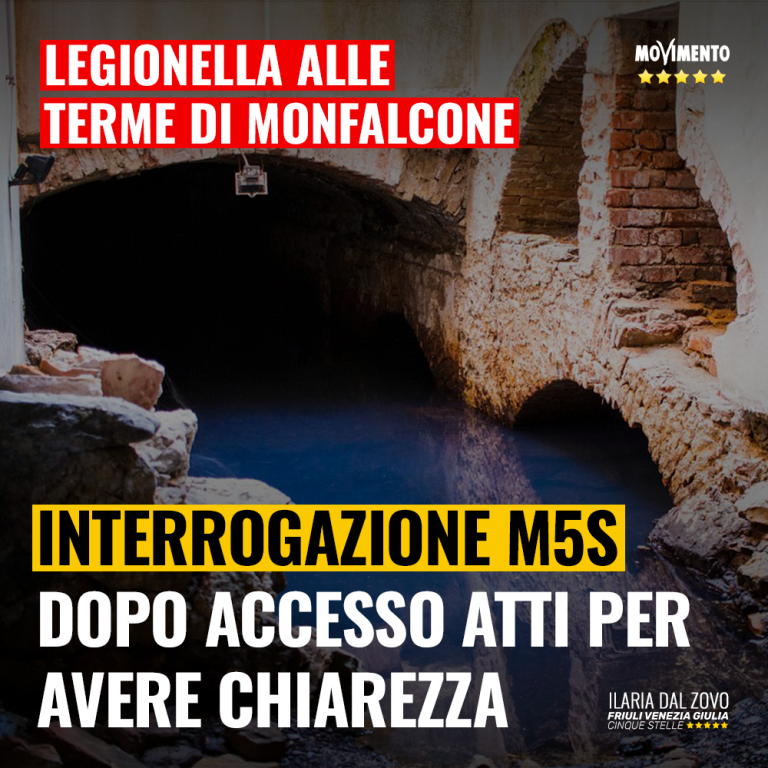 Legionella alle Terme di Monfalcone, interrogazione dopo accesso agli atti