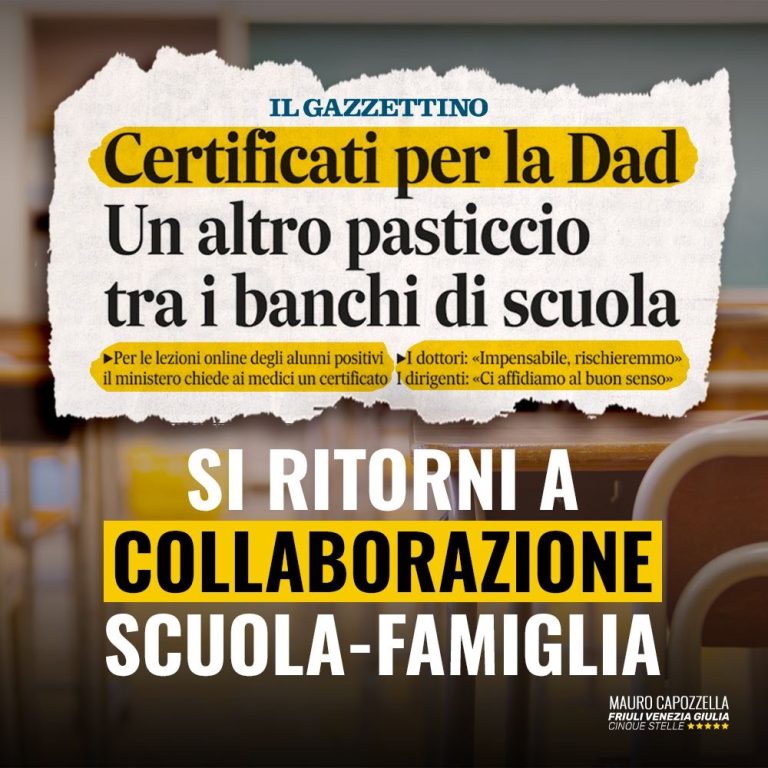 Didattica a distanza, si torni a collaborazione scuola – famiglia