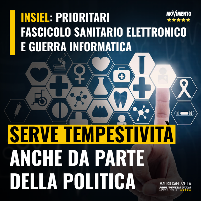 Insiel, fascicolo sanitario elettronico e guerra informatica le priorità