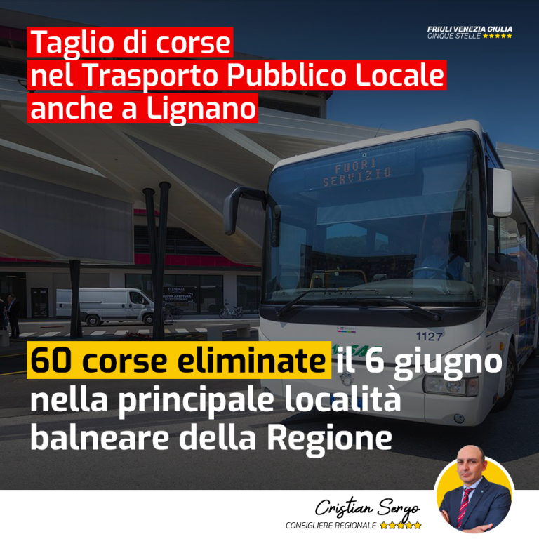 Tagliate 60 corse urbane anche a Lignano