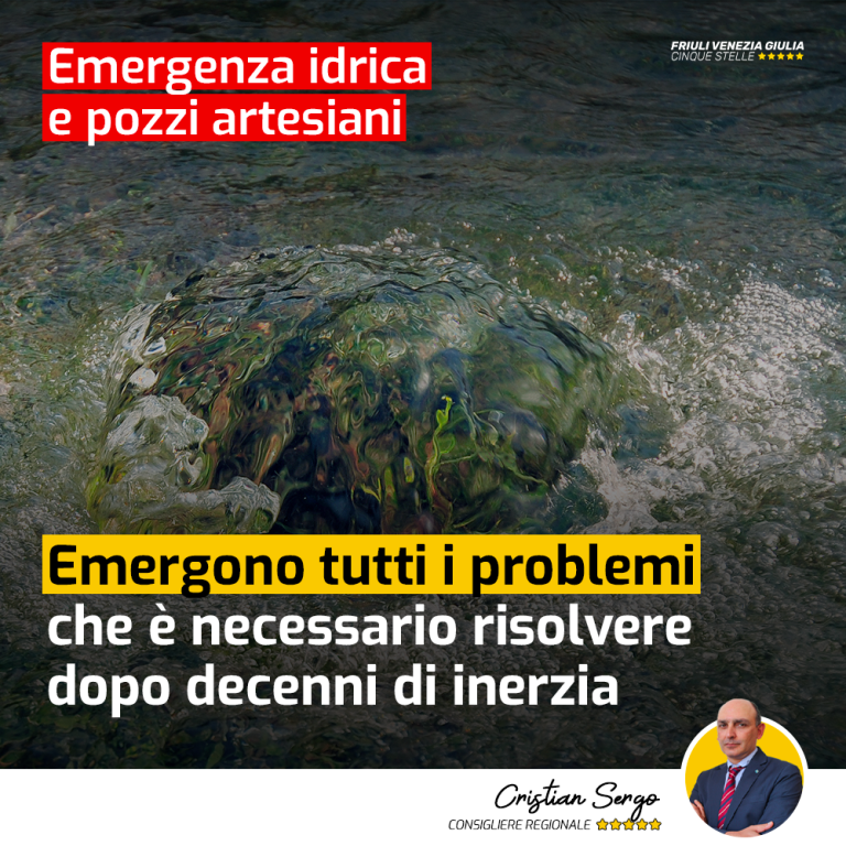 Emergenza idrica, risolvere problemi strutturali dopo decenni di inerzia