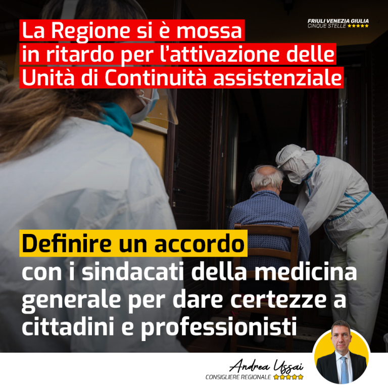 Regione si attivi per risolvere situazione ex USCA