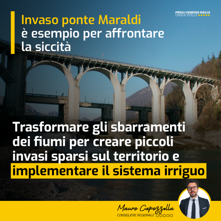 Invaso ponte Maraldi esempio per affrontare siccità