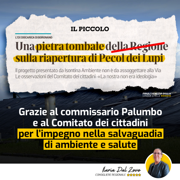 Chiusura Pecol dei Lupi grazie a commissario e Comitato