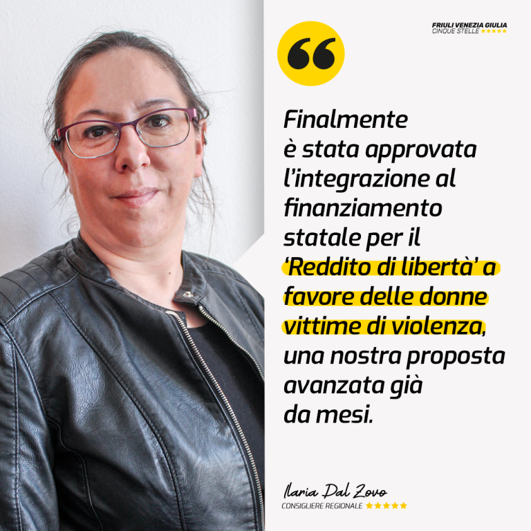 Finalmente la Regione integra il Reddito di libertà per le donne vittime di violenza