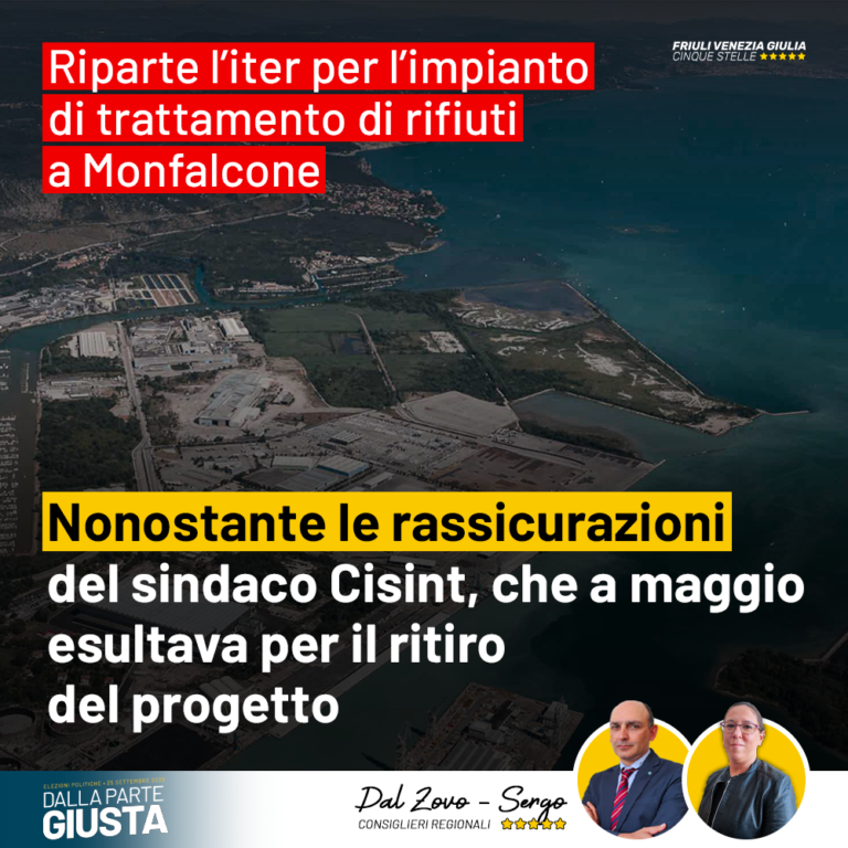 Riparte iter per impianto rifiuti a Monfalcone, ma Cisint non aveva risolto tutto?