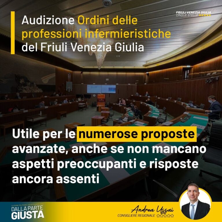 Audizione Ordini infermieri tra proposte, aspetti critici e risposte mancanti