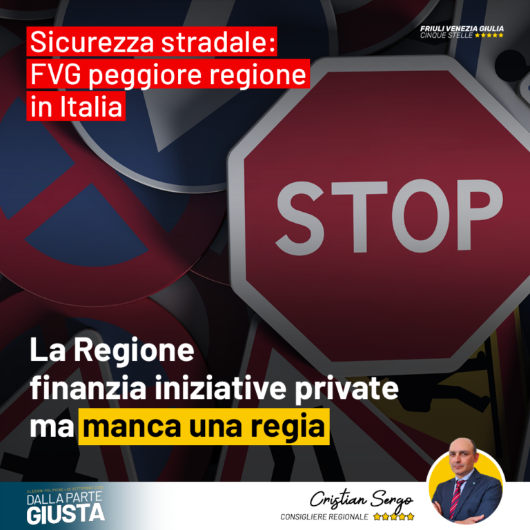 Sicurezza stradale, Regione va in ordine sparso