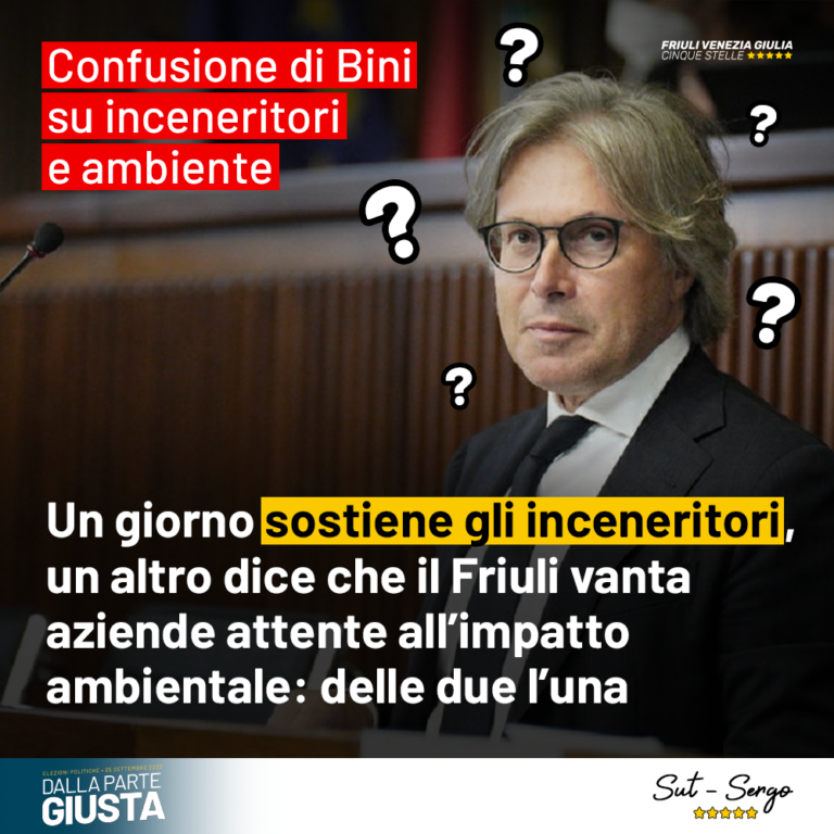 La confusione di Bini su inceneritori e ambiente