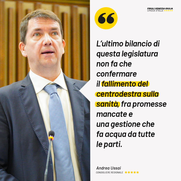 Bilancio certifica fallimento centrodestra su sanità