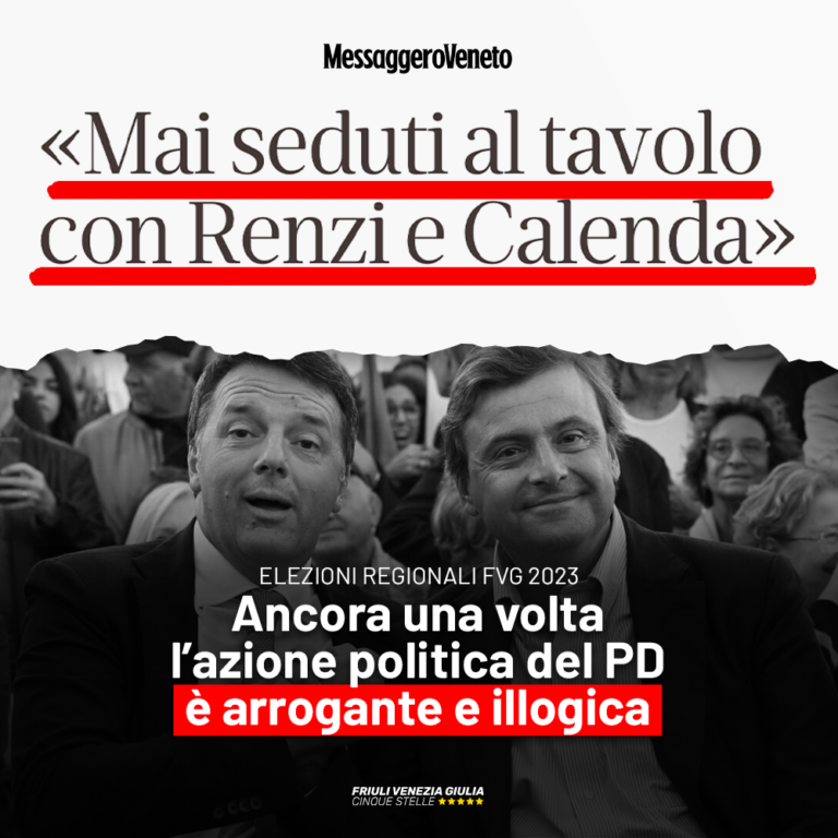 No a tavoli con Renzi e Calenda